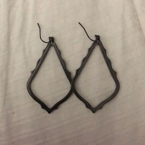 Gunmetal Kendra Scott Earrings